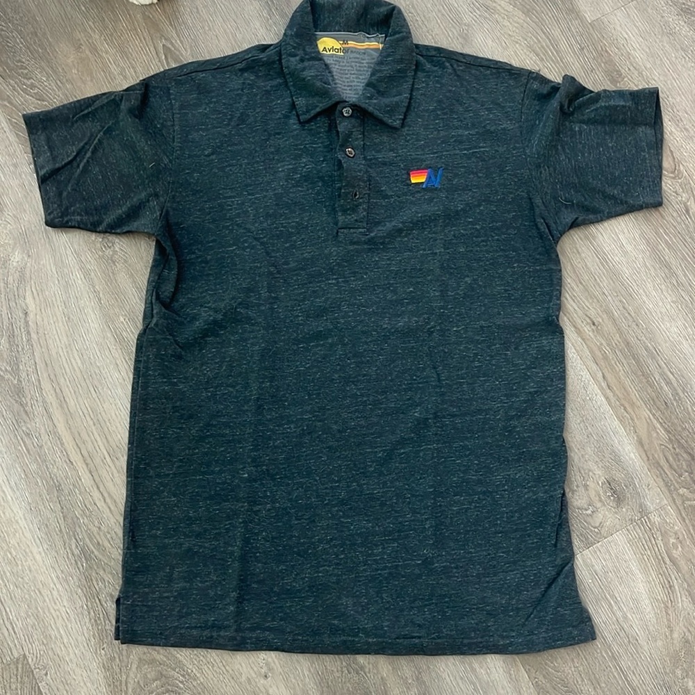 Worn once. Nice aviator nation men’s shirt.